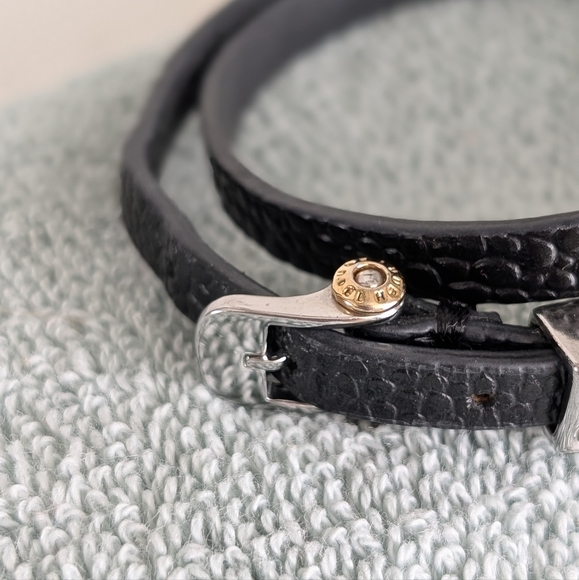 Henri Bendel NY Leather Buckle Bracelet EUC - Picture 5 of 7